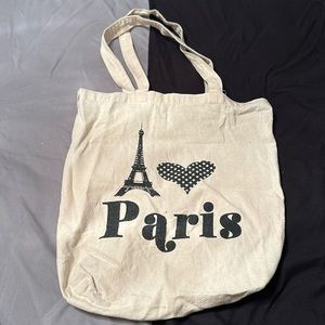 I heart Paris tote bag